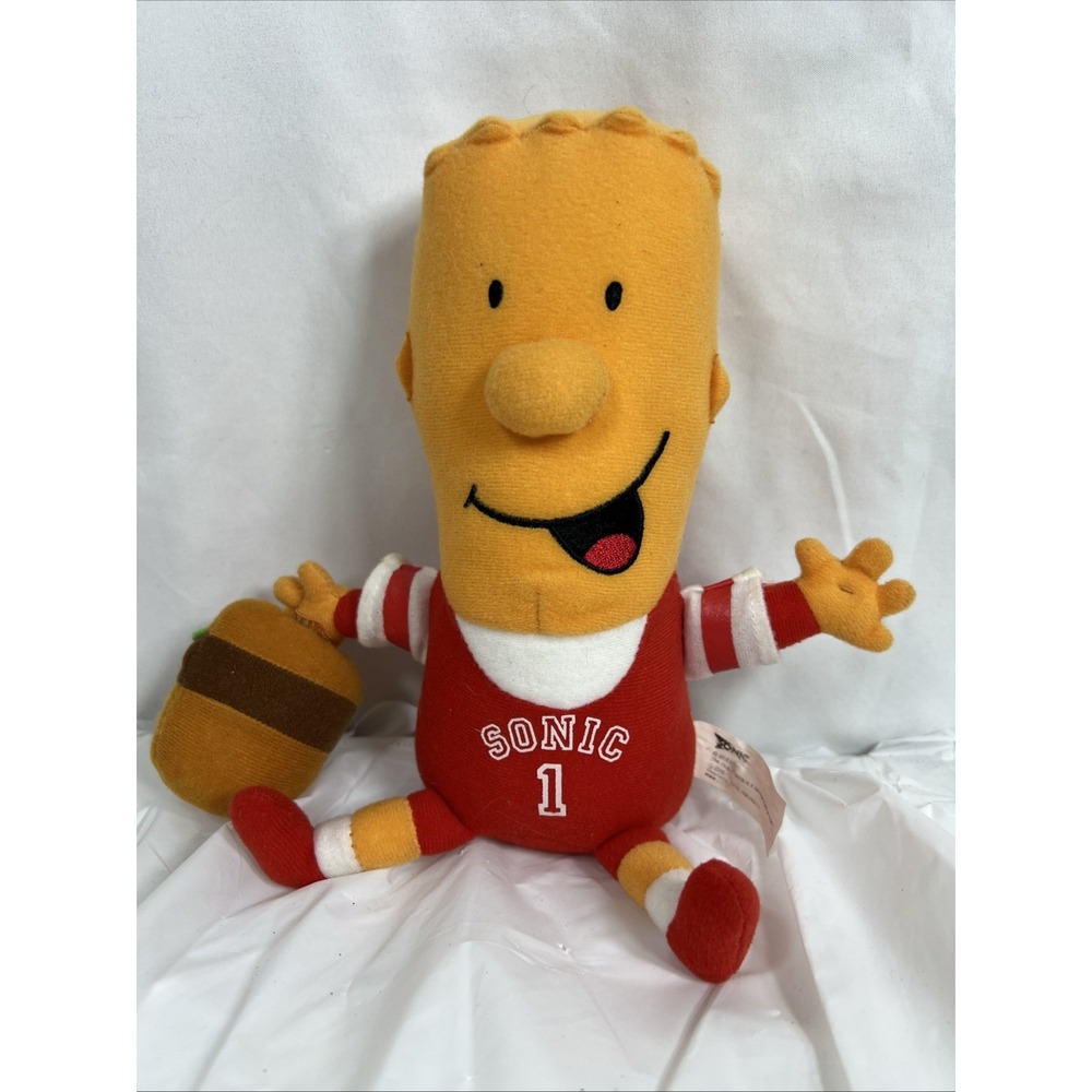 Vintage 2000‎ Sonic Drive In Wacky Pack Plush Junior 10" Doll